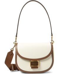 Kate Spade - Katy Colorblocked Textured Leather Convertible Saddle Bag - Lyst