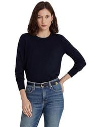 Ralph Lauren - Cotton-Blend Sweater Clothing, Polyester/Cotton - Lyst