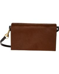 gold smith leather crossbody bag