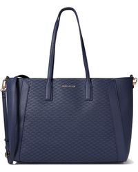 Anne Klein - Embossed Logo Work Tote With Laptop Sleeve - Lyst