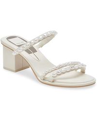 Dolce Vita - Tinker Pearl-127 (Vanilla Pearls) Sandals - Lyst