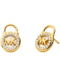 Michael Kors Sterling Silver Stud Earrings - Metallic