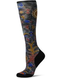 Smartwool - Ski Targeted Cushion Royal Floral Print Over The Calf - Lyst
