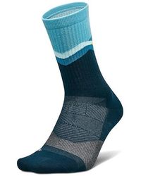 Feetures - Trail Max Cushion Mini Crew Crew Cut Socks Shoes Md (Us Shoe 6-8.5 - Lyst