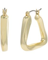 Madewell Isa Hoop Earrings - Metallic