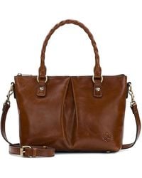 Patricia Nash - Zora Top Handle Crossbody Bag Handbags, Leather/Polyester - Lyst