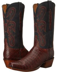 lucchese lace up range boot