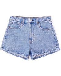 Abercrombie & Fitch Classic Baby Hem High-rise Mom - Blue