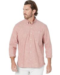 L.L. Bean - Comfort Stretch Chambray Shirt Long Sleeve Traditional Fit (Pale Sienna) Clothing - Lyst