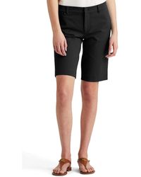 lauren ralph lauren petite twill shorts