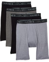 hanes x temp 4 way stretch mesh boxers