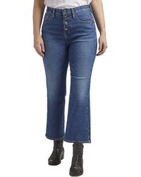 Jag Jeans - Phoebe High-rise Cropped Bootcut Jeans - Lyst