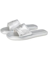 MICHAEL Michael Kors - Suki Flat Slide Sandals - Lyst