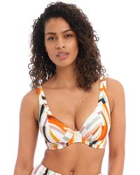 Freya Swimwear Zulu Soft Triangle Bikini Top Zebra Print 3624