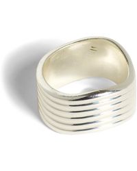 Madewell - Wavy Ribbed Ring - Lyst