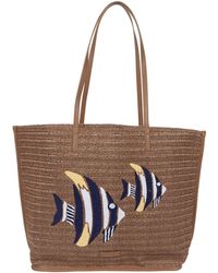 vera bradley straw tote