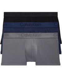 Calvin Klein - Ck Black Low Rise Trunks 3-pack - Lyst