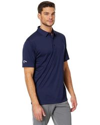 Callaway Apparel - Tournament Short Sleeve Polo (Peacoat) Clothing - Lyst