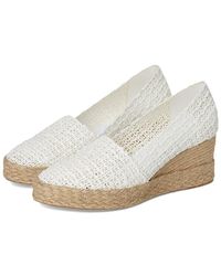 Andre Assous - Patti Wedge Shoes, Textile - Lyst