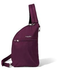 Baggallini - Securtex Anti-Theft Half Moon Sling Handbags, Nylon - Lyst
