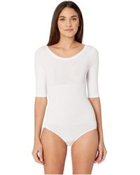 Yummie By Heather Thomson Ballet Back Bodysuit - White