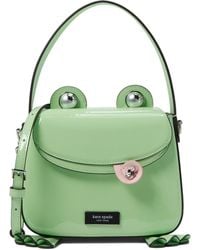 Kate Spade - Lily Patent Leather 3d Frog Hobo - Lyst