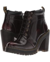 dr martens women's heeled boots