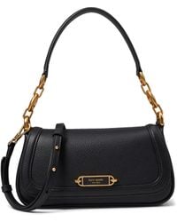 Kate Spade - Gramercy Pebbled Leather Small Flap Shoulder Bag - Lyst