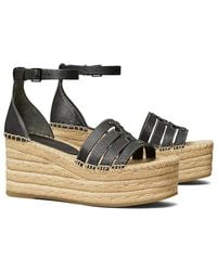 Tory Burch - 80 Mm Ines Cage Wedge Espadrille (Perfect) Sandals - Lyst