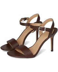 Ralph Lauren - Gwen Nappa Leather Sandals Wedge Shoes 9 B - Lyst