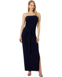 Norma Kamali - Strapless All In One Side Slit Gown - Lyst