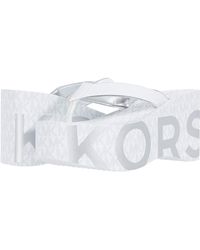 michael kors benny flip flops