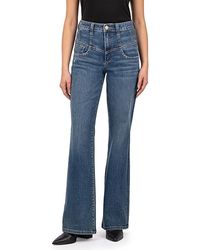 Kut From The Kloth - Ana High-Rise Flare-Front Yoke - Lyst