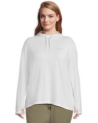 Columbia - Plus Size Sun Trektm Hoodie Ii Sweatshirt, Cotton/Elastane/Lycra - Lyst