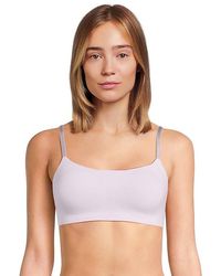 Calvin Klein - Invisibles Lightly Lined Scoopneck Bralette Bra Sm 4-6) Elastane/Nylon - Lyst