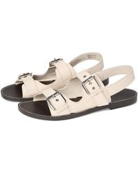 Madewell - Indie Double Buckle Sandals Dress Sandals, Leather - Lyst