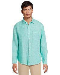 Tommy Bahama - Long Sleeve Paradise Breezer T Shirt, Linen - Lyst