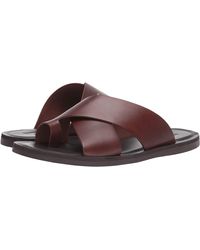 SAND SANDAL Kenneth Cole Shoes Flip-Flops Brown Men New 