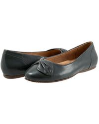 Softwalk - Sofia (Dark) Flat Shoes - Lyst