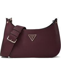 Guess - Meridian Mini Top Zip Shoulder Bag - Lyst