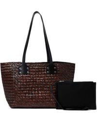 AllSaints - Mosley Straw Tote - Lyst