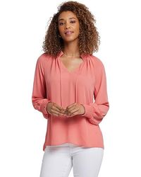 NYDJ - Gemma Blouse Clothing Xs (Us 0-2) Polyester - Lyst