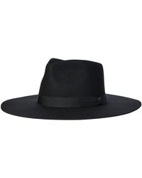 San Diego Hat - Wool Felt Stiff Brim Fedora W/ Bow Trim - Lyst