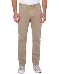 Liverpool Los Angeles - Regent Relaxed Straight Colored Denim (Wheat) Jeans - Lyst