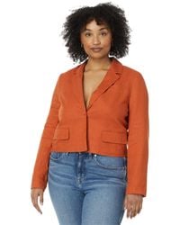 Madewell - Cropped Blazer In 100% Linen - Lyst