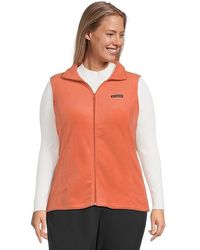 Columbia - Plus Size Benton Springstm Vest Jacket, Fleece/Polyester - Lyst
