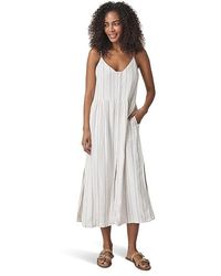 Splendid - Gabrielle Button Down Dress Dress/Fawn Xl 14-16) Linen/Viscose - Lyst