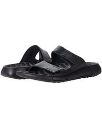 Ecco - 2Nd Cozmo Two Band Slide ( Smooth) Sandals - Lyst