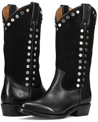 Frye - Billy Pull-On Stud Boots 6.5 B - Lyst