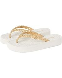 Michael Kors - Zaza Flip Flop Sandals, Synthetic - Lyst